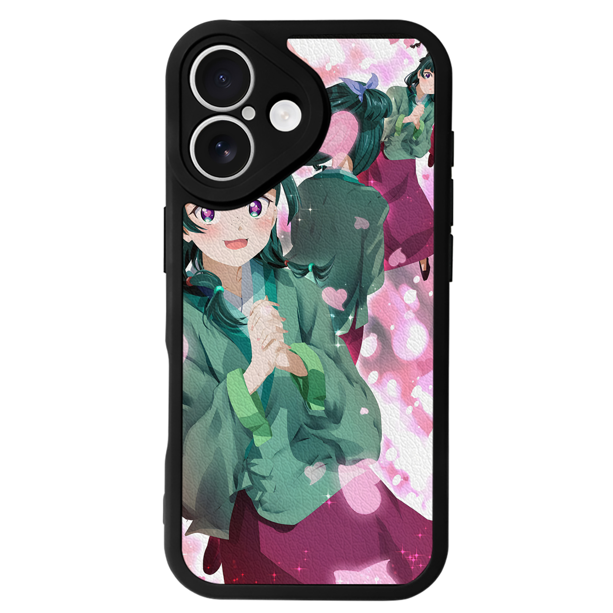 （画像用） 薬屋のひとりごと The Apothecary Diaries 【iPhone 16シリーズ対応】シリコンスマホケース（レザー調） 材質：シリコン
